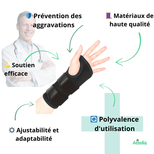 Attellia™ - Poignet Double Scratch