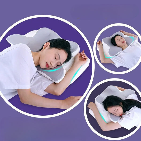 Attelia™ - Oreiller Cervical orthopédique en mousse à mémoire de forme
