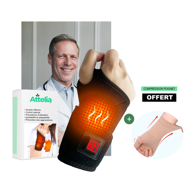 Attelia™ - Attelle Poignet chauffante