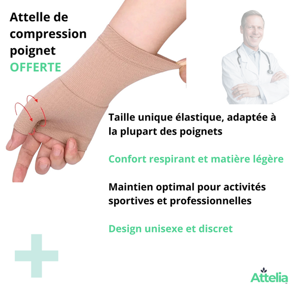 Attellia™ - Poignet Double Scratch