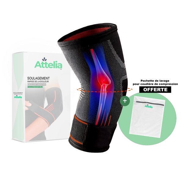 Attelia™ - Attelle Coude + Pochette de lavage Offerte