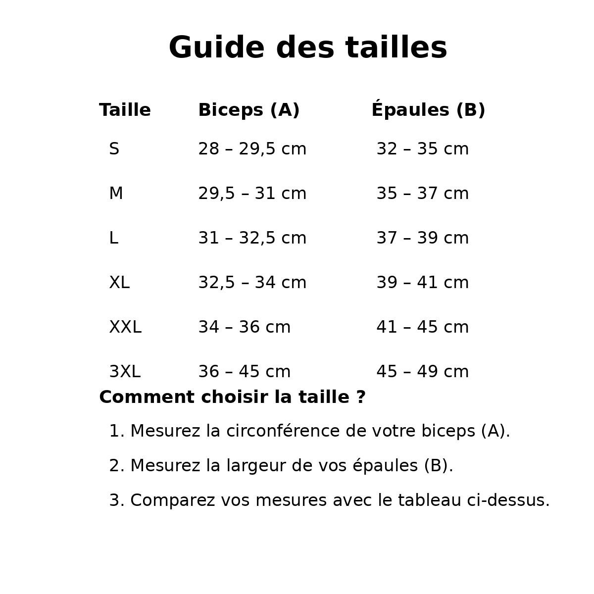 Attelle d'épaule de soutien croisées - Axilar