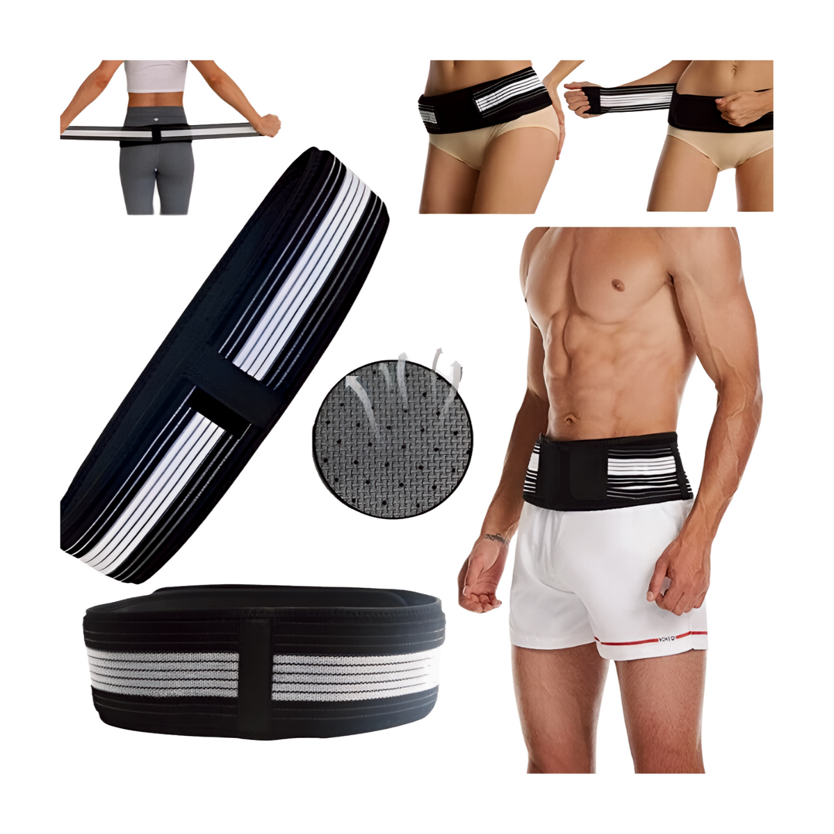 Attelia™ - Ceinture de soutien articulaire sacro-iliaque