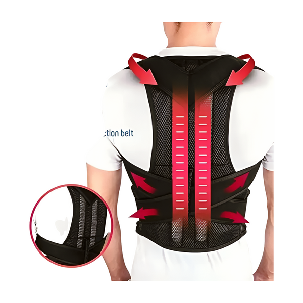 Correcteur de posture dorsale à sangles Attelia™